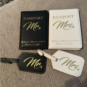 Newlywed Passport/Luggage Tags